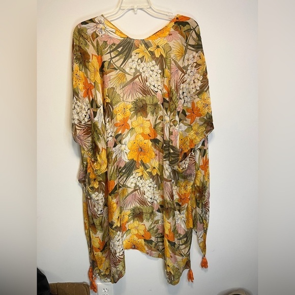 Macchia Di Ruggine Floral Kimono Citrus Colors - Picture 8 of 8